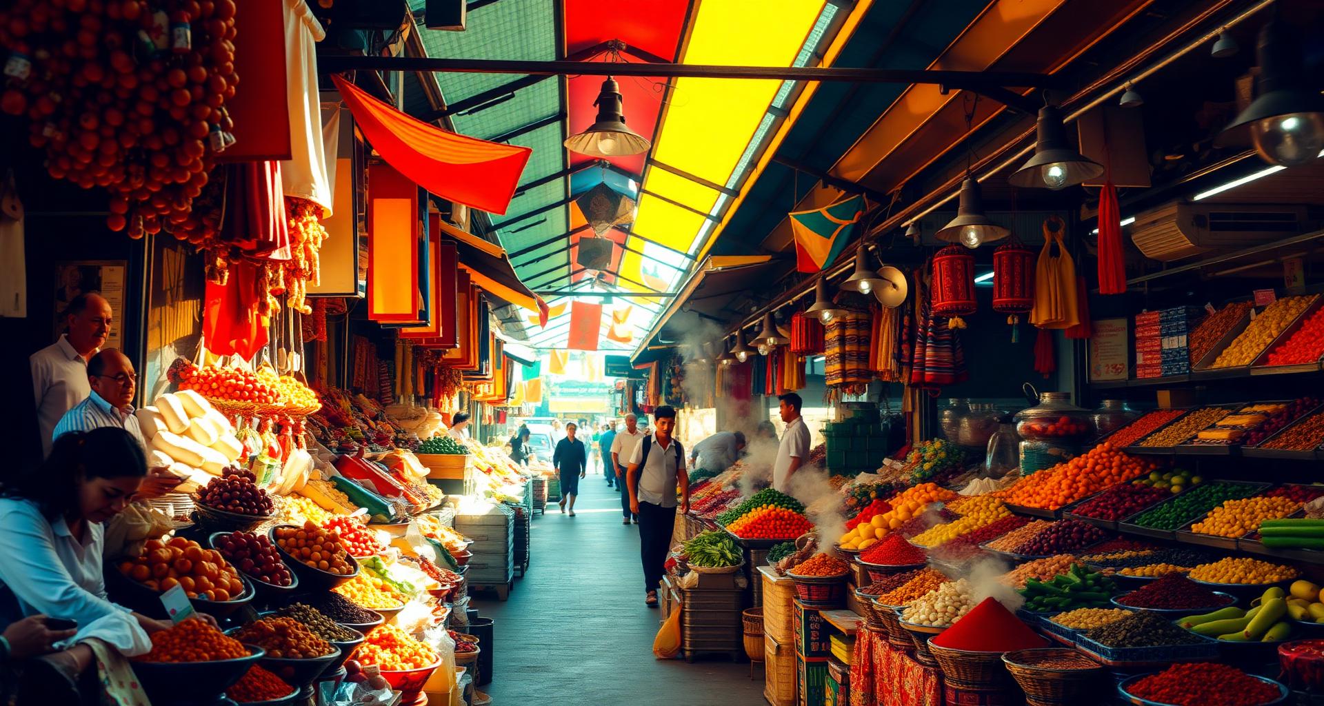 Sunlit travel scene related to 