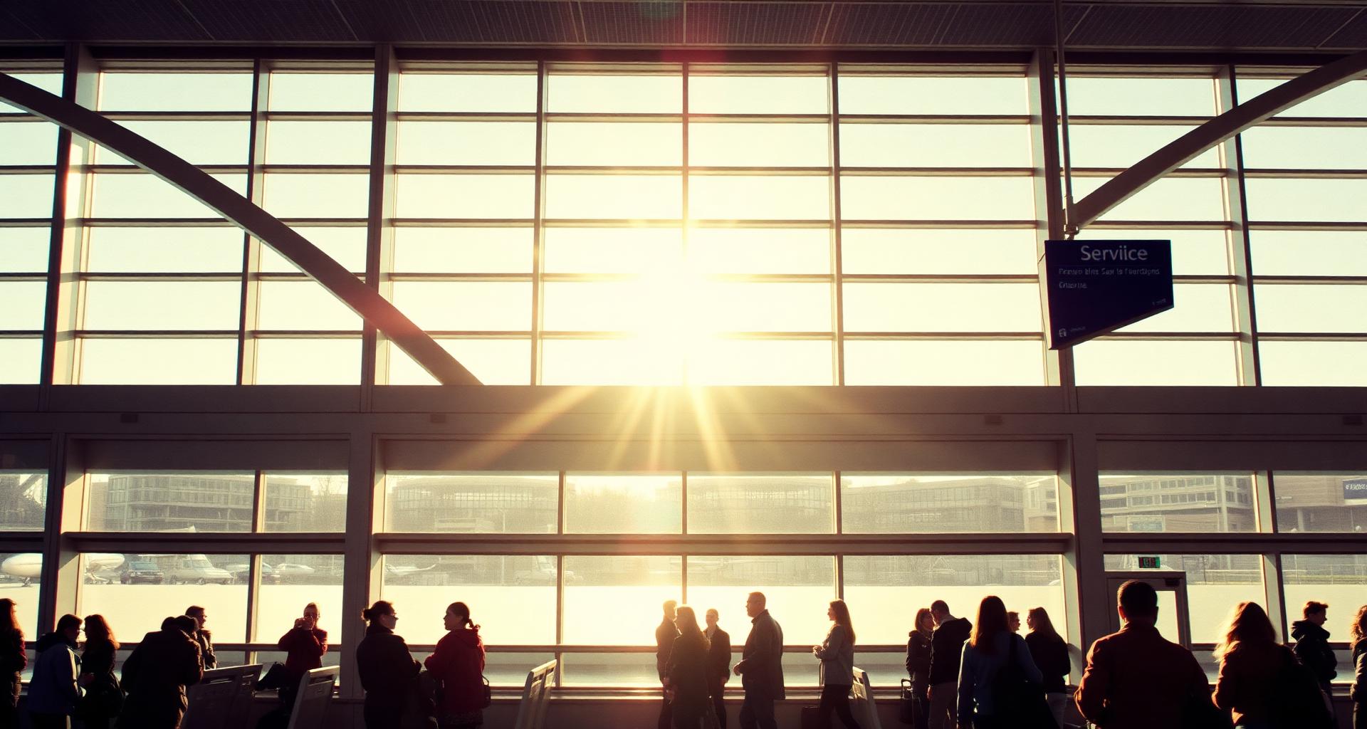 Sunlit travel scene related to 