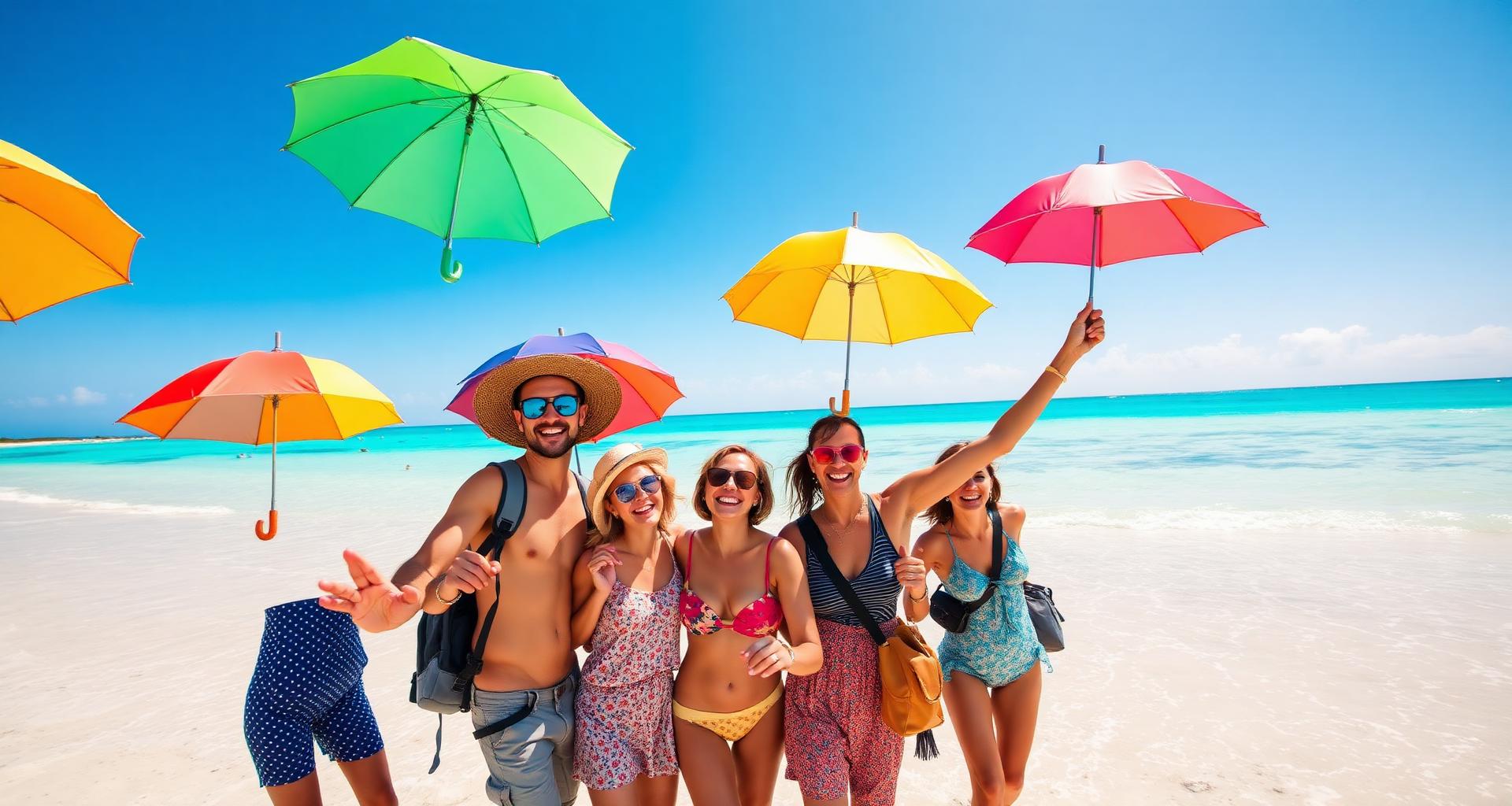 Bright closing travel scene for 