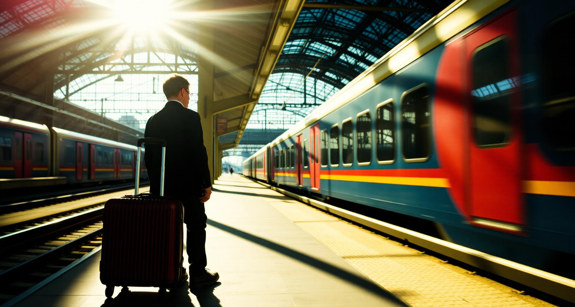 Bright closing travel scene for 