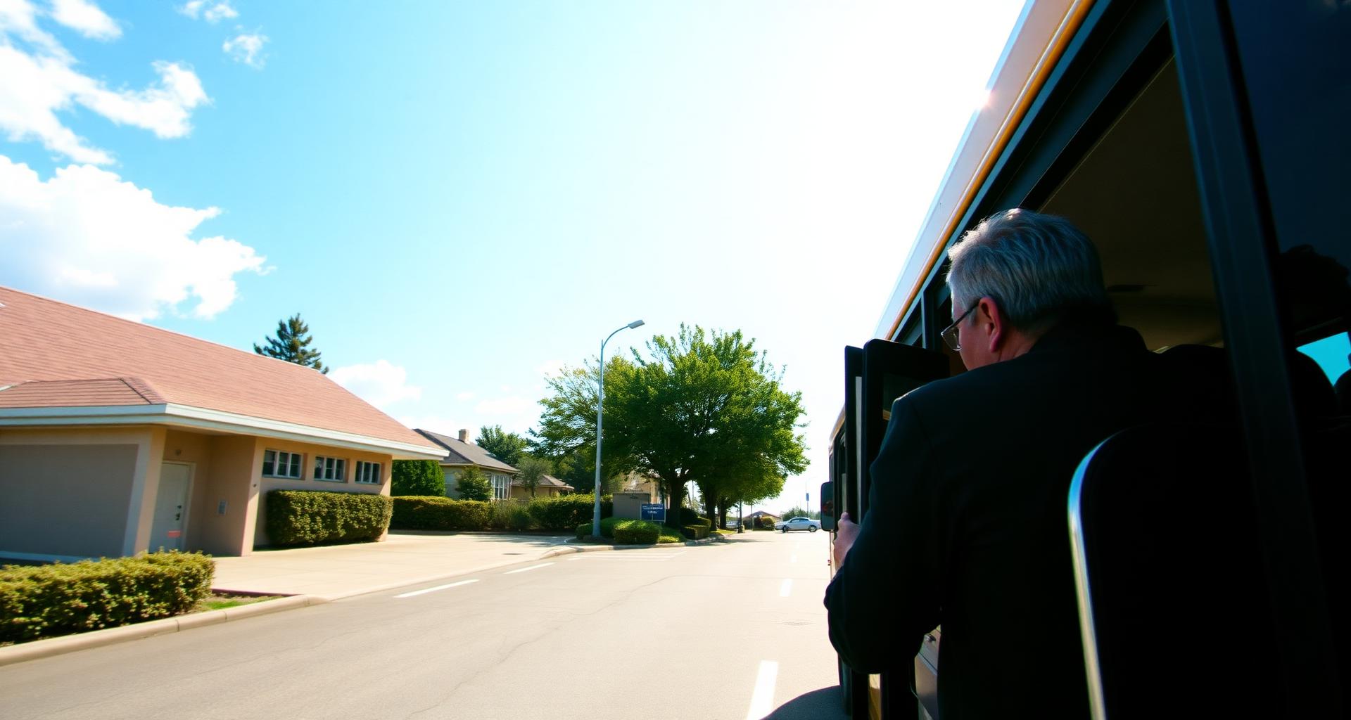 Bright closing travel scene for 