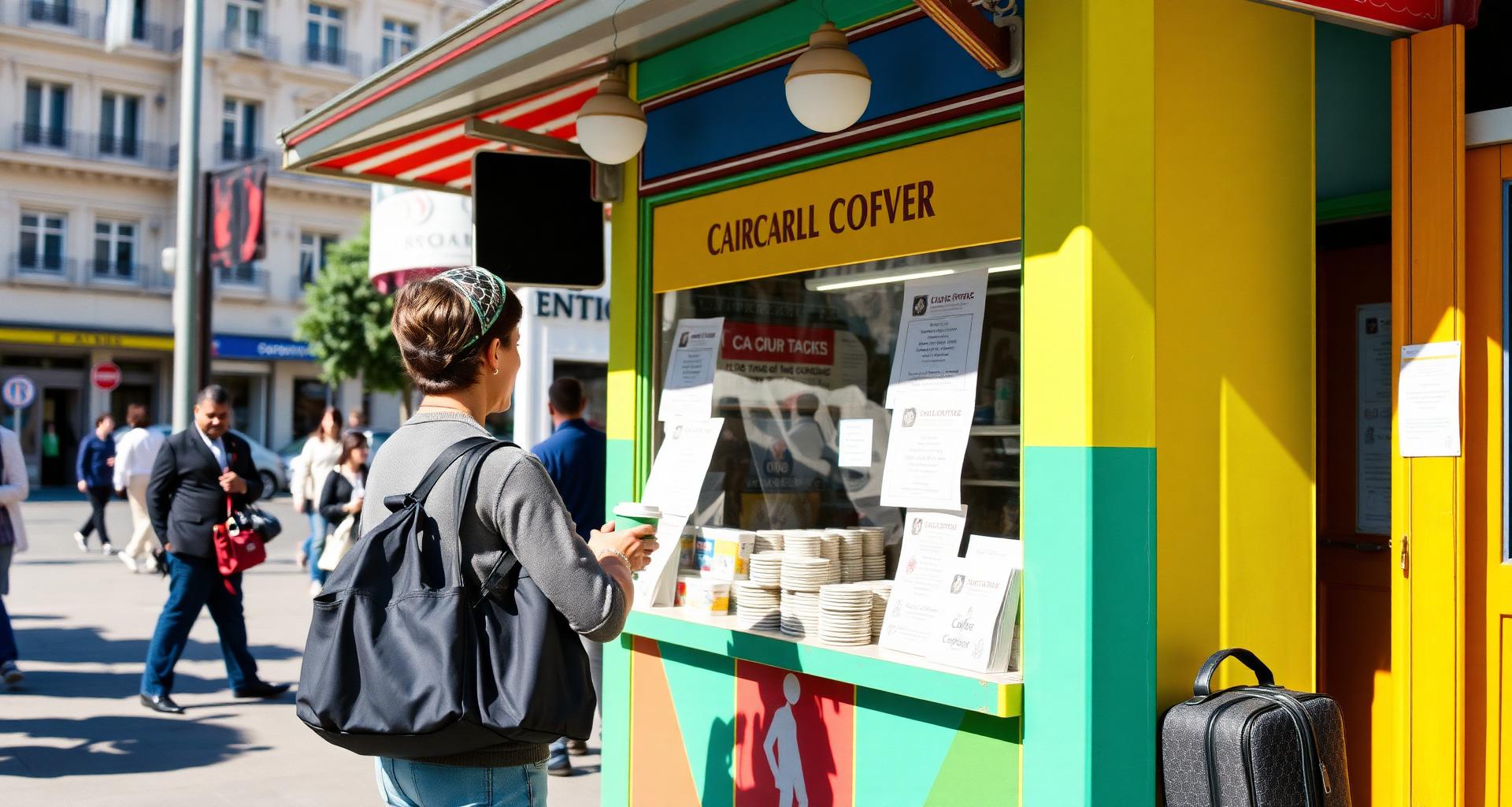 Bright closing travel scene for 